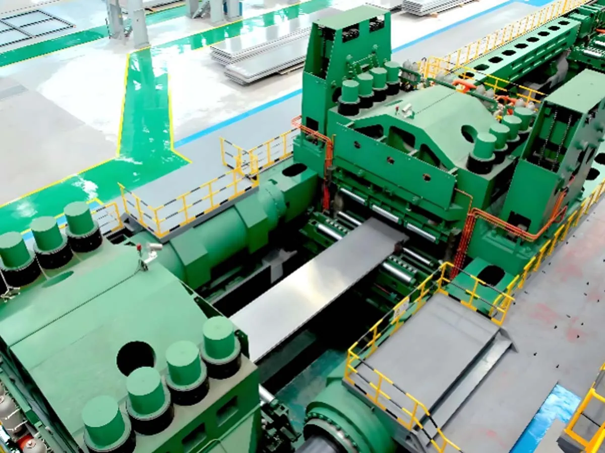 Heavy Plate Leveling and Stretching Machine
